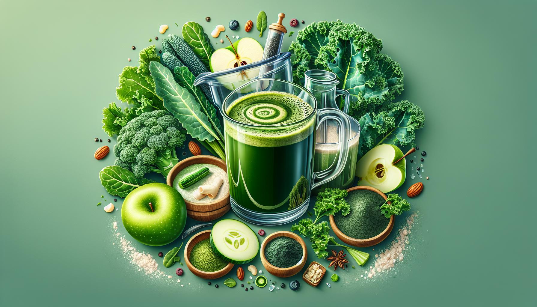 Glowing Skin Secret: Nutrient-Rich Kale and Collagen Green Juice Recipe