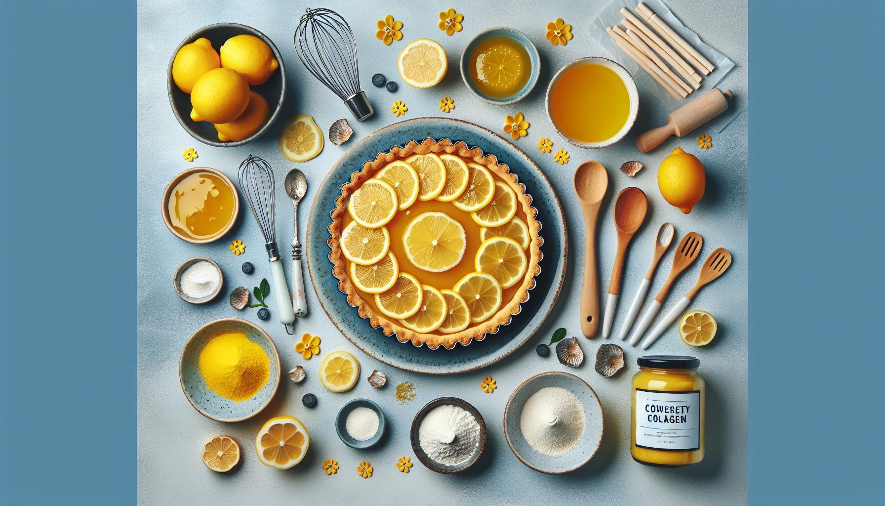 Zesty Collagen Boost: How to Make a Delicious and Nutritious Lemon Tart