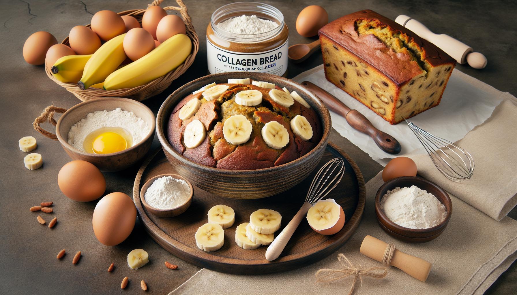 Boost Your Skin Health with Our Delicious Banana Bread Enriched with Collagen Recipe