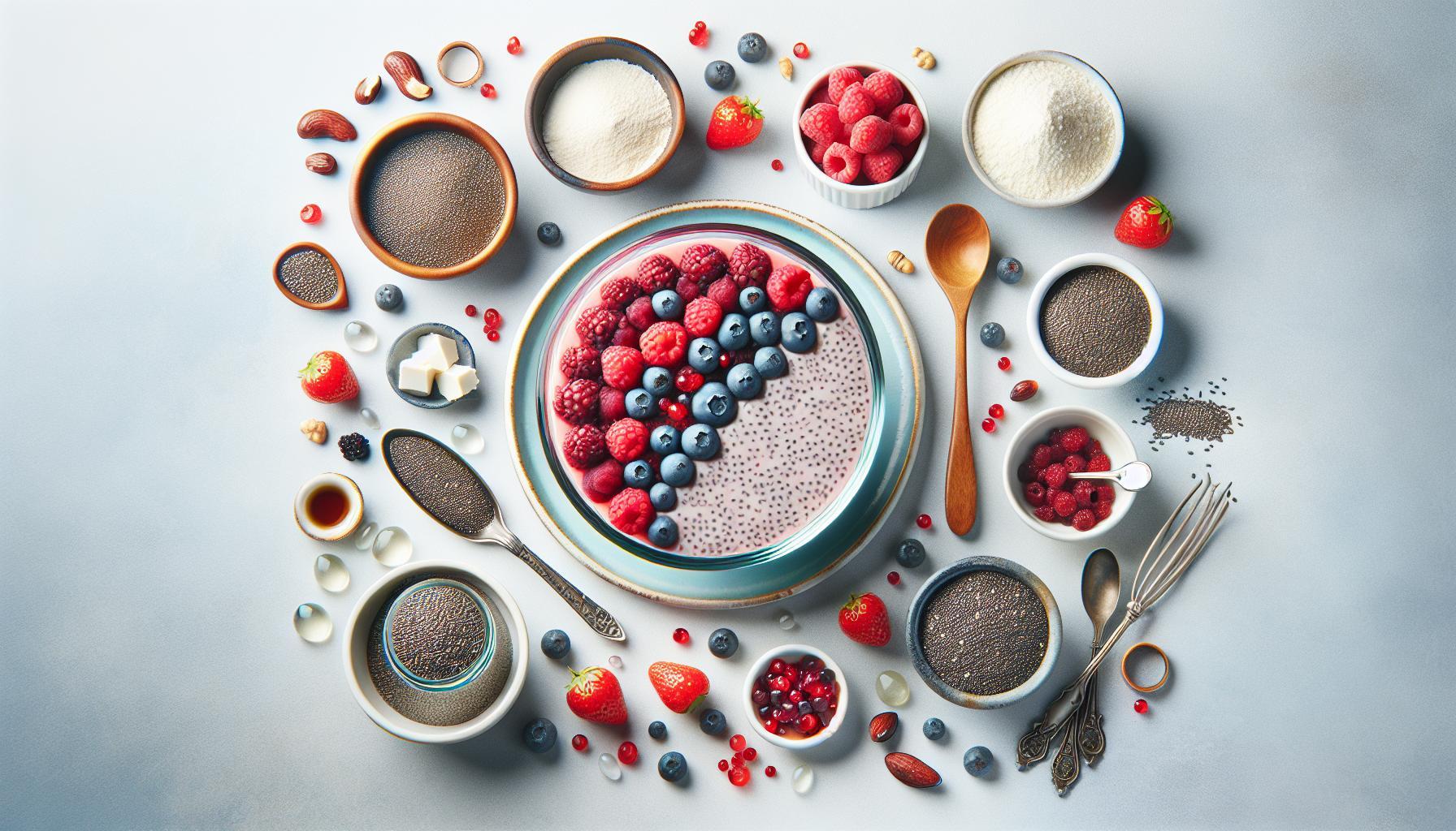 Antioxidant-Rich Berry Collagen Chia Pudding: A Delicious Way to Boost Skin Health!