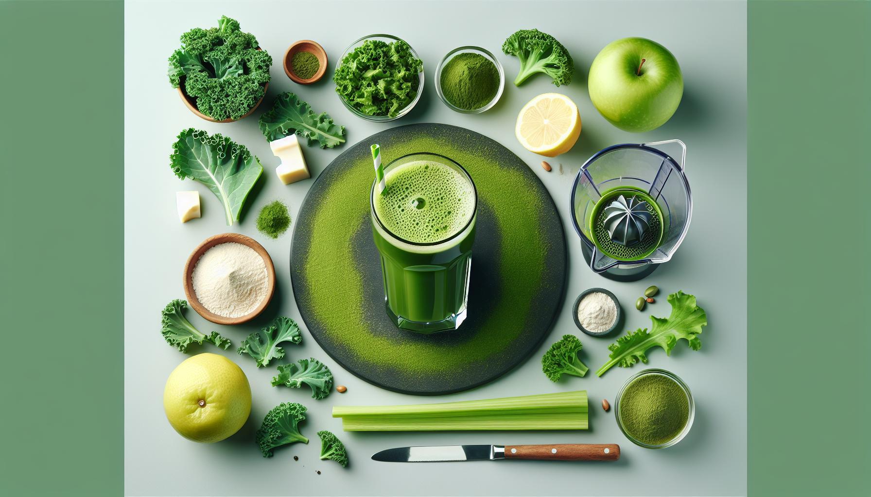 Boost Your Health with Our Ultimate Kale and Collagen Green Juice Recipe